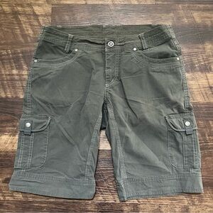 Kuhl 6084 gray splash roll up 11” cargo athletic outdoor hiking shorts Sz 8 31”